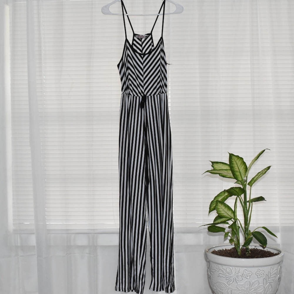 Strappy Jumpsuit with an Accentuates Waist